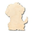 thumbnail image 1 of Unfinished Wood Fluffy Puppy Dog Shape - Craft - up to 46" DIY 18" / 1/2", 1 of 3