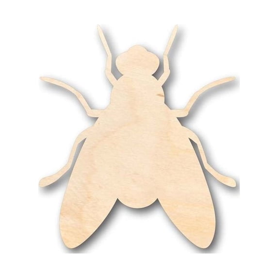 Unfinished Wood Fly Shape -Insect - Craft - up to 46" DIY 46" / 3/4"