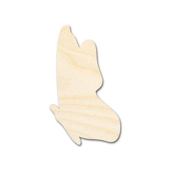 Unfinished Wood Flying Butterfly Silhouette - Animal Craft - up to 46" DIY 7" / 1/8"