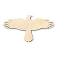 thumbnail image 1 of Unfinished Wood Flying Crow Shape - Bird - Wildlife - Craft - up to 46" DIY 42" / 3/4", 1 of 3