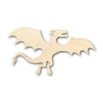 thumbnail image 1 of Unfinished Wood Flying Dragon Shape - Mythical - Beast - Craft - up to 46" DIY 24" / 3/4", 1 of 3