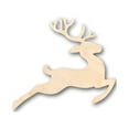 thumbnail image 1 of Unfinished Wood Flying Reindeer Shape - Rudolph - Christmas - Ornament - Craft - up to 46" DIY 12" / 1/8", 1 of 5