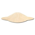 thumbnail image 1 of Unfinished Wood Flying Saucer Alien Shape - Outer Space - Craft - up to 46" DIY 16" / 1", 1 of 3