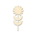 thumbnail image 1 of Unfinished Wood Folk Sunflower Shape - Flower Craft - up to 46" DIY 5" / 1/8", 1 of 4