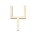 thumbnail image 1 of Unfinished Wood Football Field Goal Shape 24" / 1/4", 1 of 3