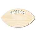 thumbnail image 1 of Unfinished Wood Football Threads Shape - Sports Craft - up to 46" DIY 18" / 1/2", 1 of 3