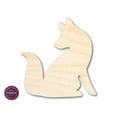 thumbnail image 1 of Unfinished Wood Fox Sitting Shape 20" / 1/4", 1 of 3