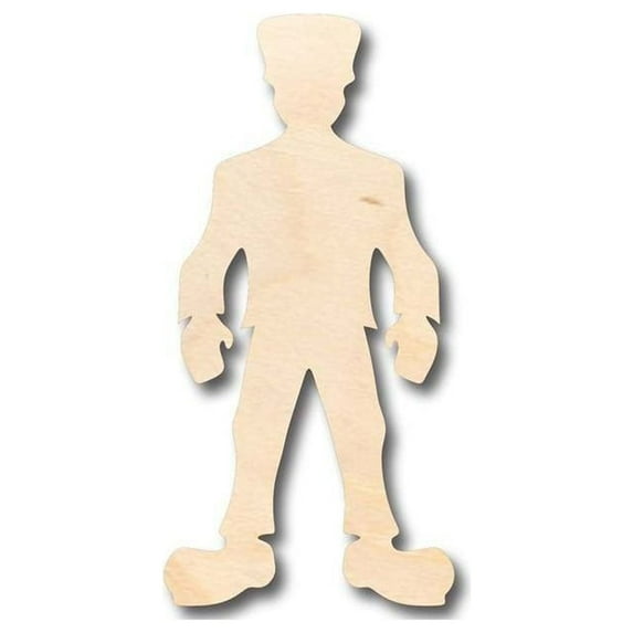 Unfinished Wood Frankenstein Monster Shape - Halloween - Craft - up to 24" DIY 8" / 3/4"