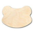 thumbnail image 1 of Unfinished Wood Frog Head Shape - Animal - Craft - up to 46" DIY 14" / 1/4", 1 of 3
