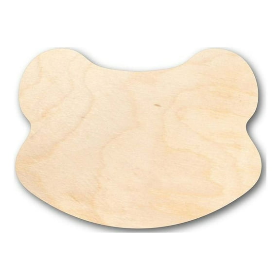 Unfinished Wood Frog Head Shape - Animal - Craft - up to 46" DIY 46" / 1"