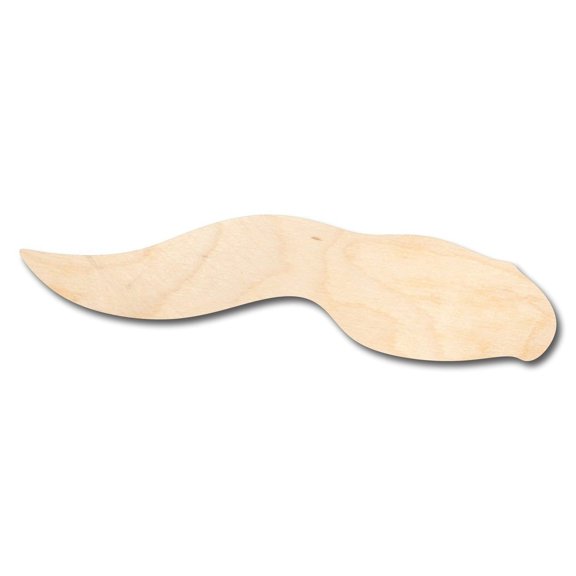 Unfinished Wood Frog Tadpole Shape - Animal - Craft - up to 46" DIY 5" / 1/8"
