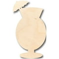 thumbnail image 1 of Unfinished Wood Fruity Drink Glass Shape - Craft - up to 36" DIY 42" / 3/4", 1 of 3