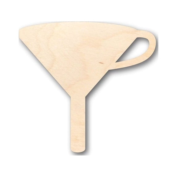 Unfinished Wood Funnel Shape - Craft - up to 46" DIY 16" / 3/4"