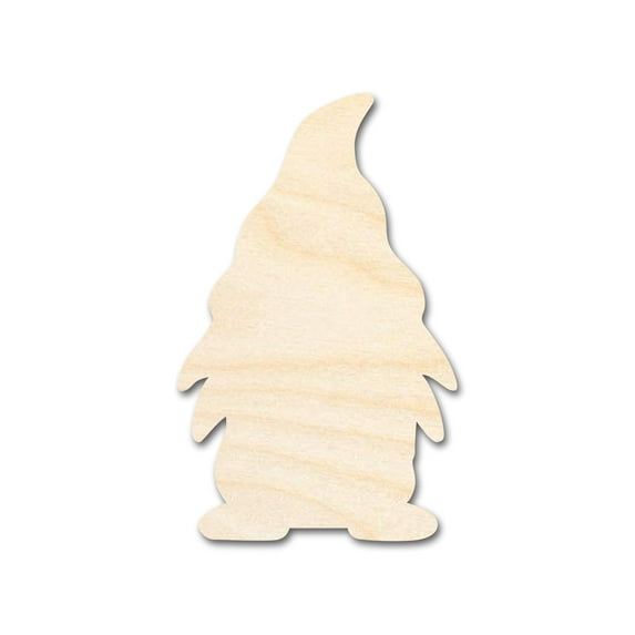 Unfinished Wood Garden Gnome Silhouette - Craft - up to 46" DIY 16" / 1"