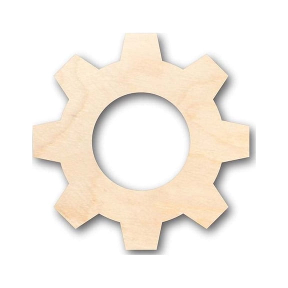 Unfinished Wood Gear Shape - Steampunk Wedding DIY - Craft - up to 46" DIY 3" / 1/2"
