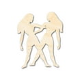 thumbnail image 1 of Unfinished Wood Gemini Twins Shape - Zodiac Craft - up to 46" 10" / 3/4", 1 of 5