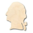 thumbnail image 1 of Unfinished Wood George Washington Shape - History - America - Craft - up to 46" DIY 3" / 1/8", 1 of 3