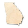 thumbnail image 1 of Unfinished Wood Georgia Shape - State - Craft - up to 46" DIY 12" / 1", 1 of 3
