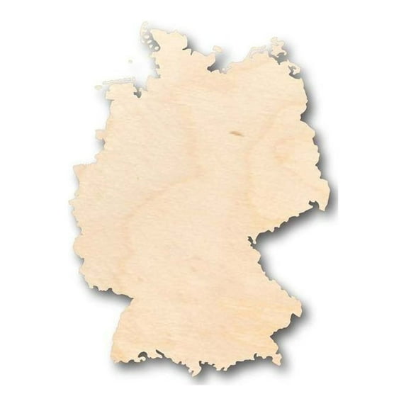 Unfinished Wood Germany Shape - Country - Craft - up to 46" DIY 4" / 1/8"