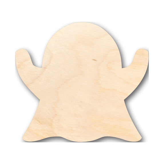 Unfinished Wood Ghost Halloween Shape - Craft - up to 46" DIY 30" / 3/4"