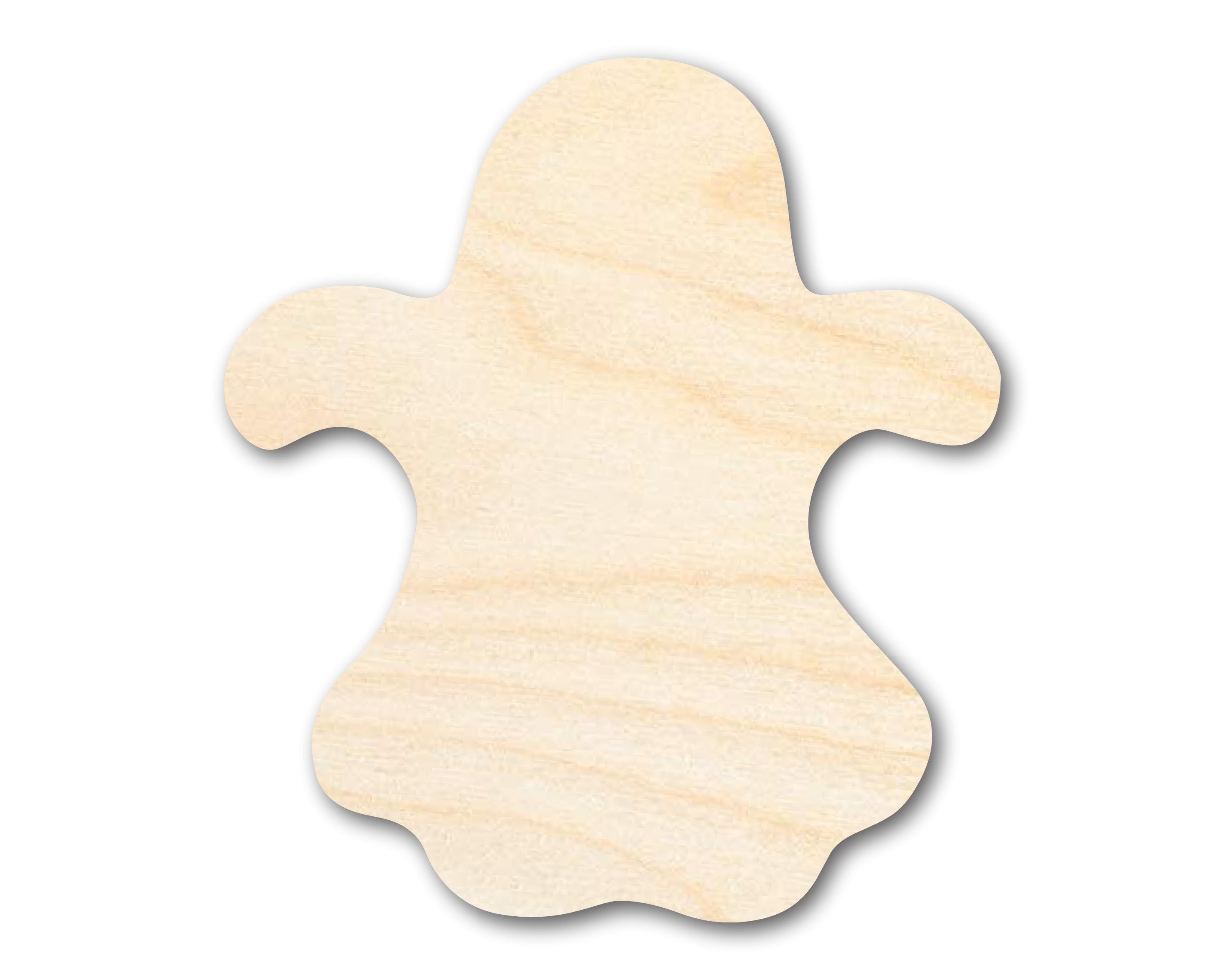 Bigger Better | Unfinished Wood Ghost Shape | DIY Craft Cutout 24