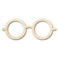 thumbnail image 1 of Unfinished Wood Glasses Shape - Craft - up to 46" DIY 36" / 1/2", 1 of 3