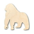 thumbnail image 1 of Unfinished Wood Gorilla Shape - Animal - Wildlife - Craft - up to 46" DIY 16" / 1", 1 of 3