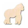 thumbnail image 1 of Unfinished Wood Gorilla Silhouette - Craft- up to 46" DIY 30" / 1/4", 1 of 3