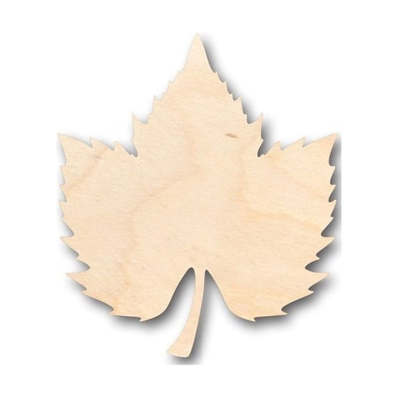 Unfinished Wood Grape Leaf Shape - Fruit - Food - Craft - up to 46" DIY 24" / 1"