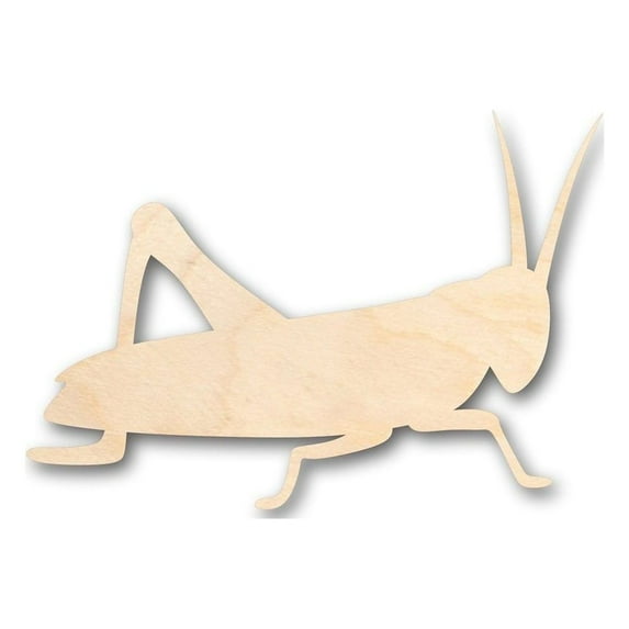 Unfinished Wood Grasshopper Shape - Insect - Wildlife - Craft - up to 24" DIY 46" / 3/4"