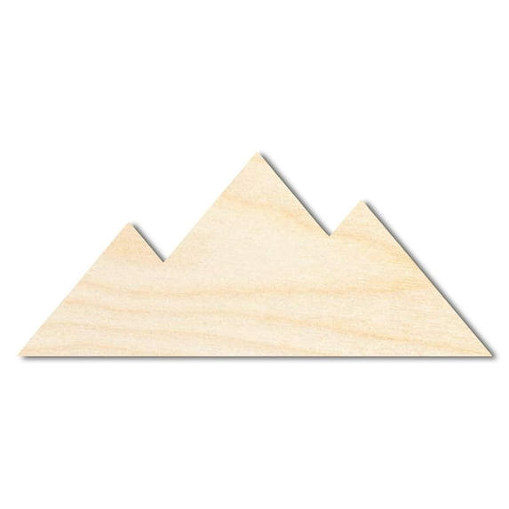 Unfinished Wood Great Pyramid of Giza Shape | DIY Craft Cutout 20" / 3/4"