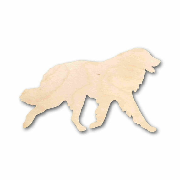 Unfinished Wood Great Pyrenees Dog Silhouette - Craft- up to 46" DIY 6" / 1/8"