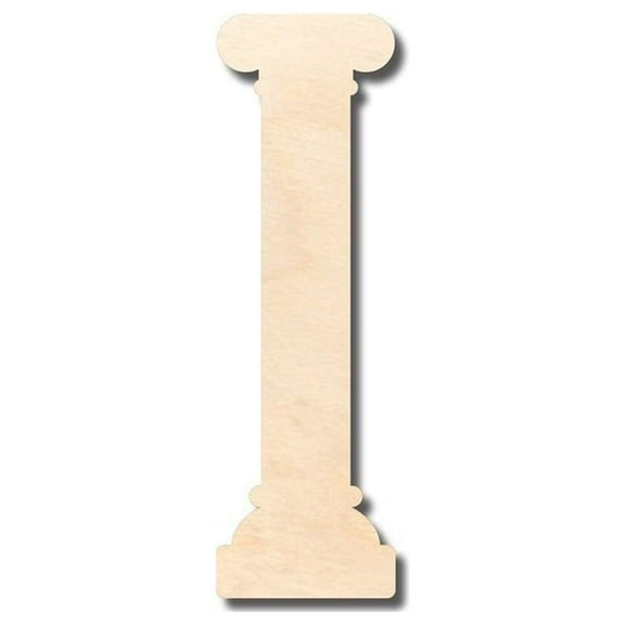 Unfinished Wood Greek Classic Column Shape - Craft - up to 46" DIY 18" / 1"