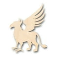 thumbnail image 1 of Unfinished Wood Griffin Shape - Mythical - Beast - Craft - up to 46" DIY 46" / 1", 1 of 3