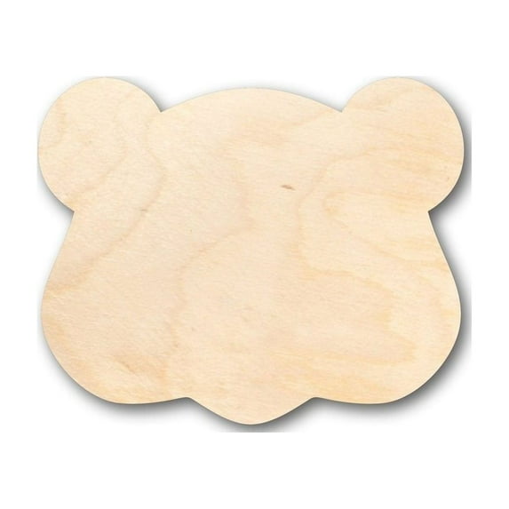 Unfinished Wood Groundhog Head Shape - Groundhog's Day - Animal - Craft - up to 46" DIY 14" / 1/8"