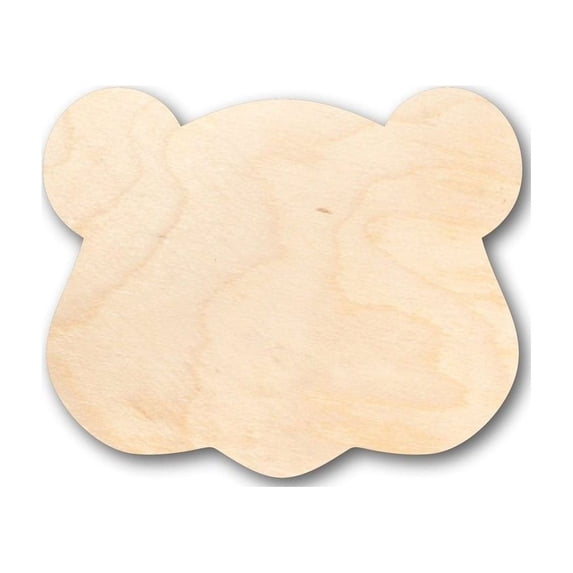 Unfinished Wood Groundhog Head Shape - Groundhog's Day - Animal - Craft - up to 46" DIY 4" / 1/4"