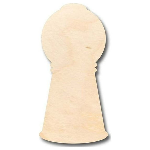 Unfinished Wood Gumball Machine Shape - Candy - Craft - up to 46" DIY 20" / 1/2"