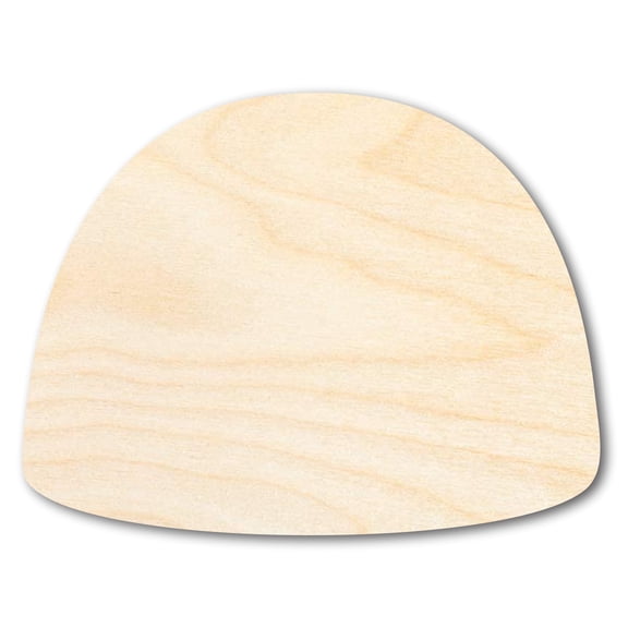 Unfinished Wood Gumdrop Shape - Craft - up to 36" 46" / 3/4"