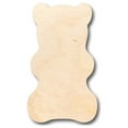 thumbnail image 1 of Unfinished Wood Gummy Bear Shape - Candy - Craft - up to 46" DIY 8" / 1/8", 1 of 3