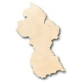 thumbnail image 1 of Unfinished Wood Guyana Shape - Country - Craft - up to 46" DIY 16" / 1", 1 of 3
