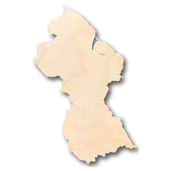 Unfinished Wood Guyana Shape - Country - Craft - up to 46" DIY 16" / 1"