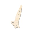 thumbnail image 1 of Unfinished Wood Gymnast Flip Shape | DIY Craft Cutout | up to 46" DIY 36" / 1/4", 1 of 3