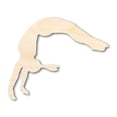 thumbnail image 1 of Unfinished Wood Gymnast Handspring Shape 20" / 3/4", 1 of 3