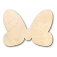 thumbnail image 1 of Unfinished Wood Hair Bow Silhouette - Craft- up to 46" DIY 8" / 1/8", 1 of 3