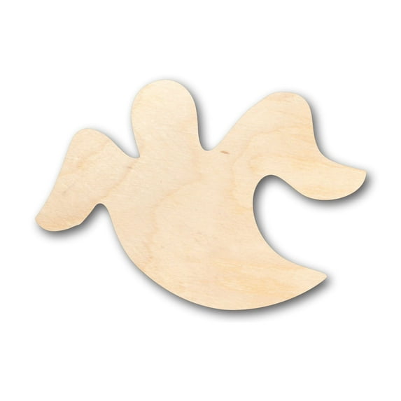 Unfinished Wood Halloween Ghost Shape - Craft - up to 46" DIY 36" / 1/2"