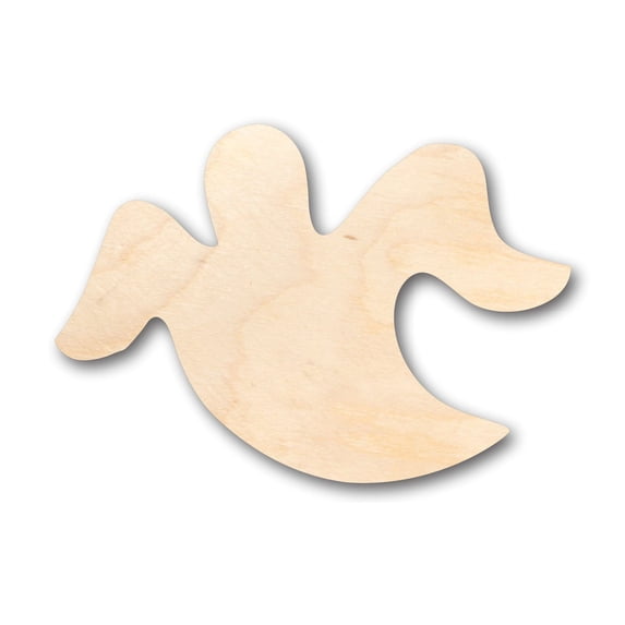 Unfinished Wood Halloween Ghost Shape - Craft - up to 46" DIY 42" / 1"