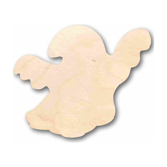 Unfinished Wood Halloween Ghost Silhouette - Craft- up to 46" DIY 12" / 1/2"