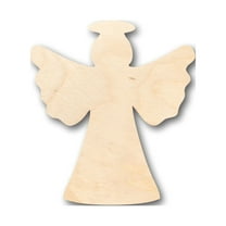 Unfinished Wood Halo Angel Shape - Craft - up to 46" DIY 3" / 1/8"