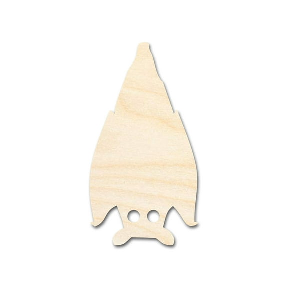 Unfinished Wood Hanging Bat Shape - Craft - up to 46" 14" / 1/2"