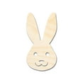 thumbnail image 1 of Unfinished Wood Happy Bunny Shape - Bunny Head Craft - up to 46" DIY 18" / 1/8", 1 of 4